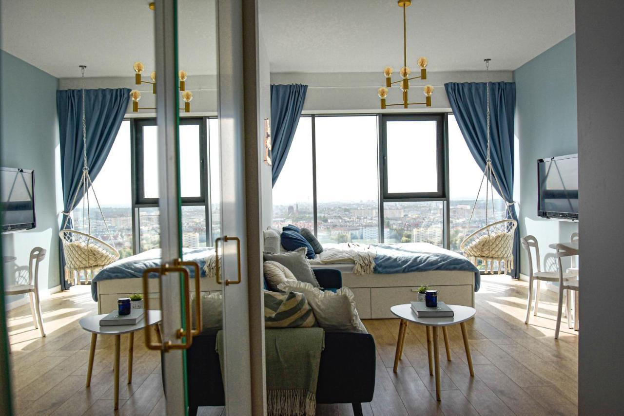 Apartament Heaven Hanza Tower 17Th Floor Шчечин Екстериор снимка